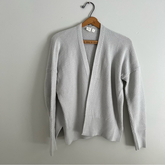 Gap Grey Cotton Cardigan Size Small - Picture 1 of 5
